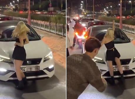 Trafik Gösterisi Sonrası Cezalar Yağdı: Genç Dansçı ve Araç Sürücüsüne Yüksek İdari Para Cezası