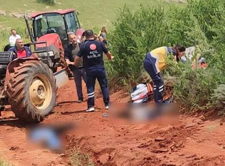 Dinar'da Traktör Devrildi: Baba ve Oğlu Hayatını Kaybetti