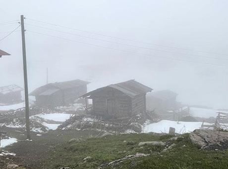 Ardahan'ın Yüksek Kesimlerinde İlk Kar Yağışı Etkisini Gösterdi