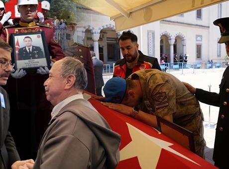 Şehit Jandarma Astsubay Üstçavuş Yusuf Ergün'ün Cenazesinde Duygu Dolu Anlar