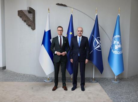 TBMM Başkanı Kurtulmuş, Finlandiya Cumhurbaşkanı Stubb ile Görüşerek İkili İlişkileri Güçlendirdi