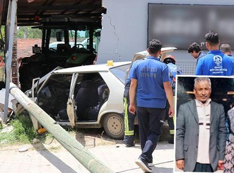 Denizli'de Kontrolden Çıkan Araç Depo Duvarına Çarptı: Yaşlı Çift Hayatını Kaybetti