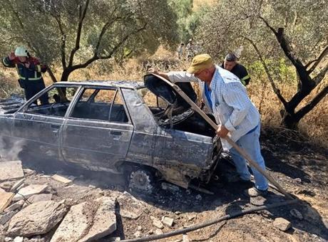 Aydın'da Araç Yangını Büyük Felaketi Önledi: Soğukkanlı Müdahale İle Kontrol Altına Alındı