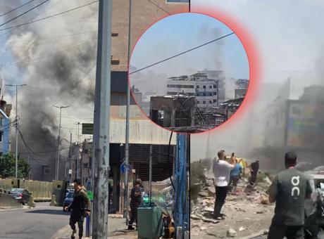 İsrail'in Lübnan'a Bombardımanı: Beyrut Banliyölerinde Şiddetli Patlamalar