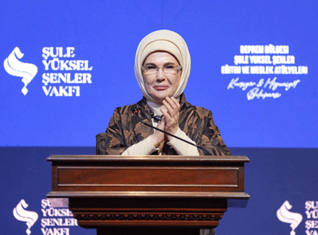 Emine Erdoğan'dan Ümit Dolu Mesaj: 'Şule Yüksel Şenler Eğitim ve Meslek Atölyeleri'ne Destek