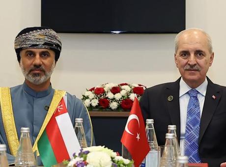 TBMM Başkanı Kurtulmuş, Umman Şura Meclisi Başkanı Al Maawali ile Önemli Görüşmelerde Bulundu