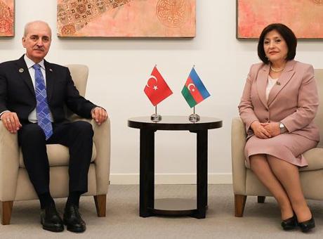 TBMM Başkanı Kurtulmuş, Bakü’de Gafarova ile Verimli Bir Görüşme Gerçekleştirdi