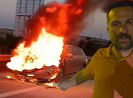 Kuzey Marmara Otoyolu'nda Yangın Faciası: Aileyi Zamanla Kurtardı