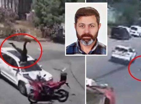 15 Yaşındaki Ehliyetsiz Sürücüden Dehşet Verici Kaza: Motosikletli Metrelerce Havaya Uçtu