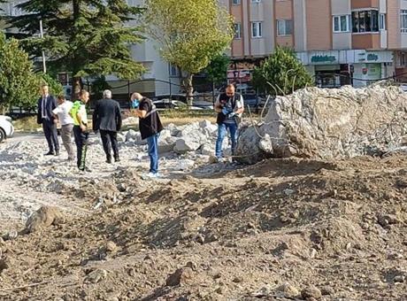 Okul binasının yıkımı sırasında ortaya çıktı: Kafatası ve kemik parçaları