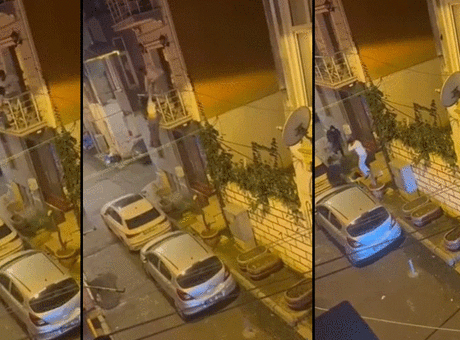 İstanbul'da Balkondan Atlamaya Çalışan Kadın, Eşi Tarafından Kurtarıldı