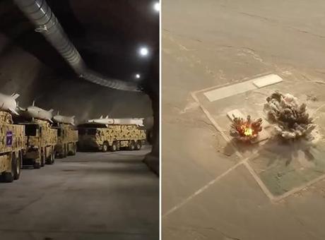İran, Yeraltı Füze Tesislerini Tanıttı: 'Her Türlü Tehlikeye Karşı Hazırız'