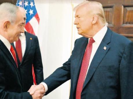 Trump ve Netanyahu Beyaz Saray'da Görüşme Gerçekleştirdi