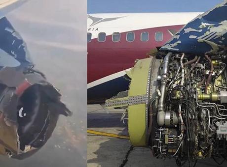 Nijerya'da Uçak Panik Yarattı: Motor Patladı, Yolcular Dua Etti