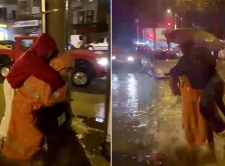 Osmaniye'de Sağanak ve Fırtına; Ekipler Zor Durumdakileri Kurtardı