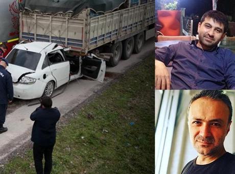 Cenaze Yolu Faciası: TIR'a Çarpan Araçta İki Kişi Hayatını Kaybetti