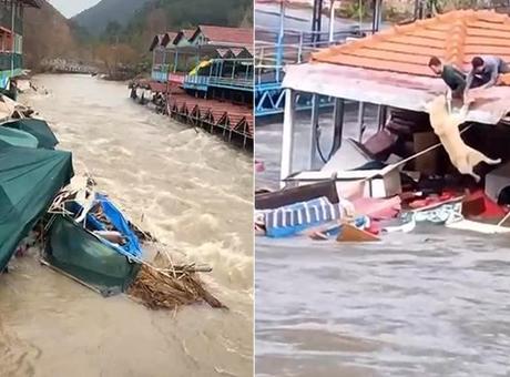 Antalya'da Şiddetli Yağışlar Hayatı Olumsuz Etkiledi: 6 İlçede Hasar Oluştu