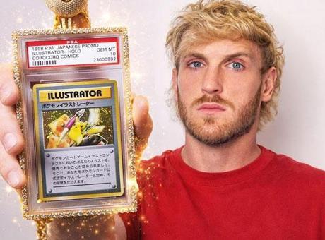 Logan Paul'un 16,5 Milyon Dolara Satılan Pokemon Kartı Dünya Rekoru Kırdı
