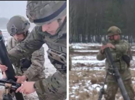 TSK ve İspanyol Silahlı Kuvvetleri'nden Ortak Havan Atışı Tatbikatı