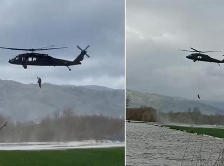 Aydın'da Sel Faciası: Damda Bir Hafta Mahsur Kalan Abdullah Öpöz Kurtarıldı