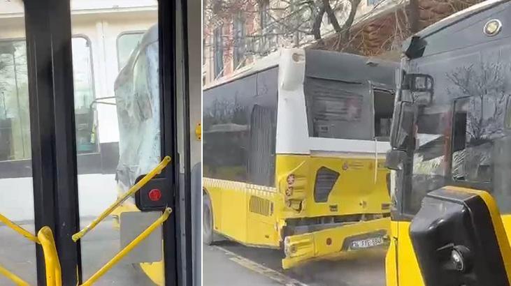 İstanbul'da Üç İETT Otobüsü Kaza Geçirdi