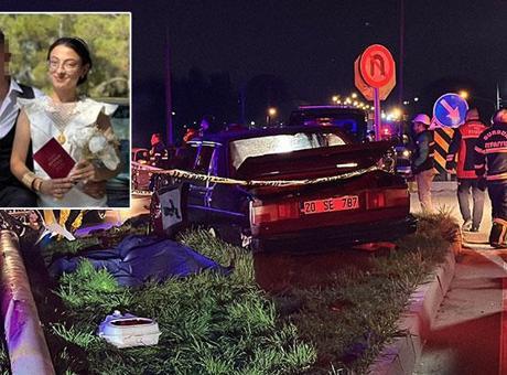 Genç Çifti 6 Ay Sonra Kaza Ayırdı: Eşini Kaybeden Sürücü Hastaneye Kaldırıldı