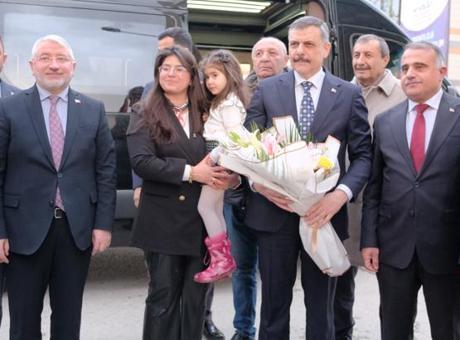 İçişleri Bakanı Çiftçi, Çorum'daki Resmi Ziyaretlerinde Protokol ile Bir Araya Geldi