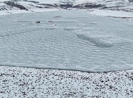 Erzurum'da Kışın Sert Yüzü: Baraj Buz Tutarken Sıcaklık Eksi 20 Dereceye Düştü