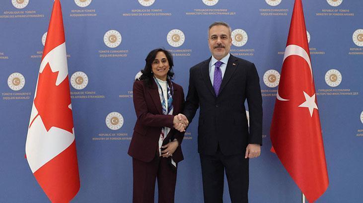Dışişleri Bakanı Hakan Fidan ve Kanadalı Mevkidaşı Anand Ankara’da Buluştu