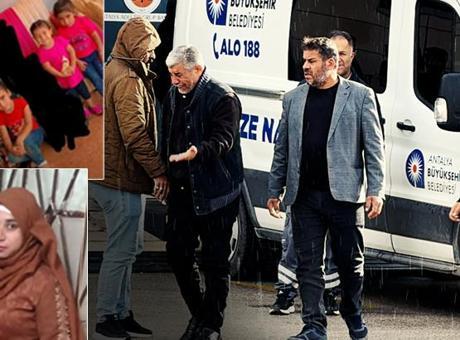 Kepez'de Yangın Faciası: Acılı Baba Kızı ve 5 Torununun Cenazelerini Aldı