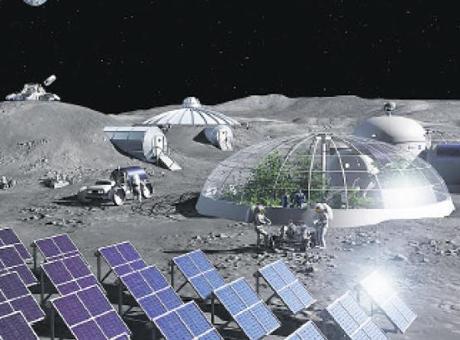 NASA, Ay'ın Güney Kutbu'nda 20 Milyar Dolarlık Üs Kuracak