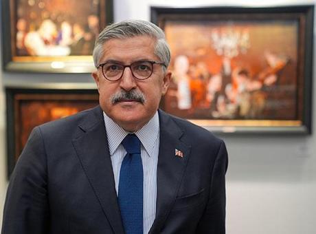 AK Parti Genel Başkan Yardımcısı Hüseyin Yayman, ArtAnkara 12. Uluslararası Çağdaş Sanat Fuarı'nı Ziyaret Etti