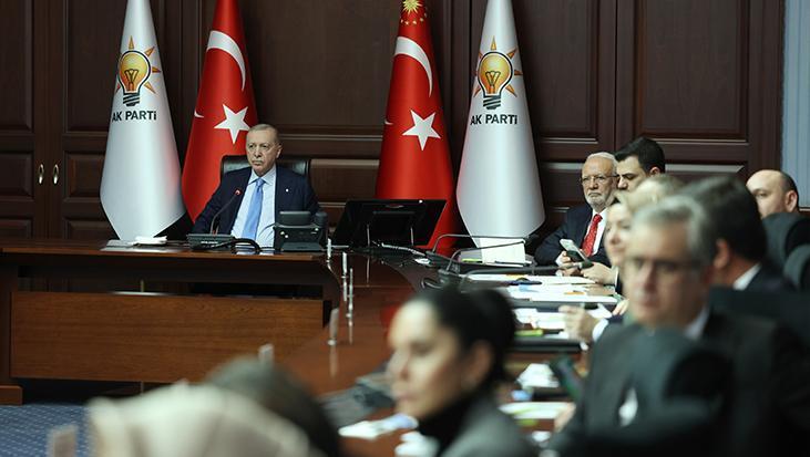 AK Parti Merkez Yürütme Kurulu, Cumhurbaşkanı Erdoğan Başkanlığında Toplandı