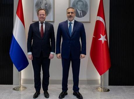 Dışişleri Bakanı Hakan Fidan, Hollanda'nın Adalet ve Güvenlik Bakanı Van Weel ile Ankara'da Bir Araya Geldi