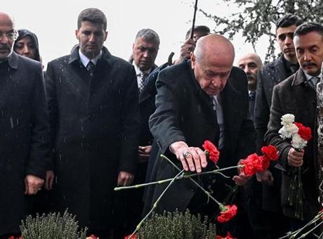 MHP Lideri Bahçeli'den Alparslan Türkeş'i Anma Mesajı