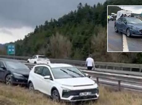 Bolu'da Zincirleme Trafik Kazası: 10 Araç İle 6 Yaralı