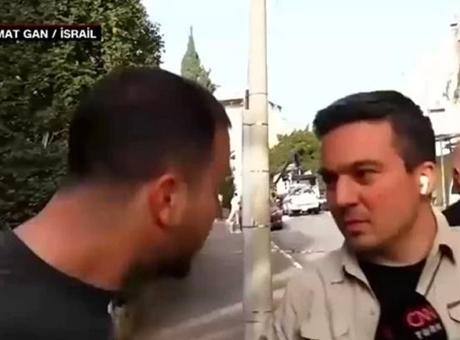 İsrail'de CNN Türk Yayınına Şok Müdahale: 'Türk Yazısını Görünce Geldi'