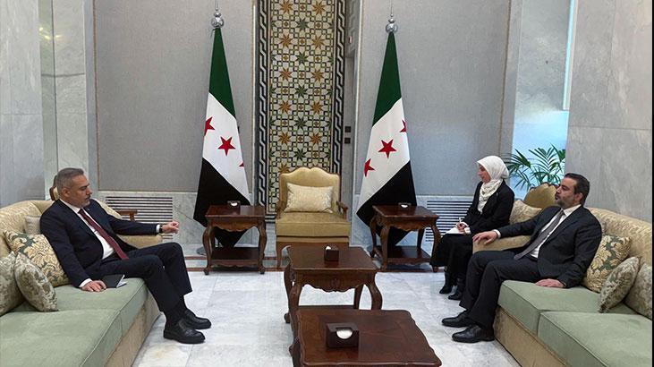 Dışişleri Bakanı Hakan Fidan, Suriye'yi Ziyaret Etti ve Esad Hasan Şeybani ile Görüştü