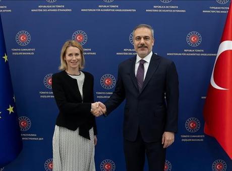 Dışişleri Bakanı Hakan Fidan, AB Yüksek Temsilcisi Kaja Kallas ile Görüştü