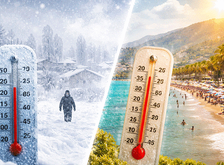 Mart Ayında Türkiye'de Hava Durumu Rekoru: Soğuk ve Sıcak Arasında 46 Derece Fark!