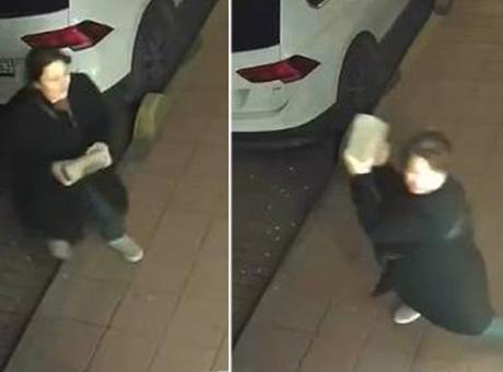 Gece Yarısı Taşlarla İnfial Yaratan Kadın, İş Yerinin Camlarını Kırdı