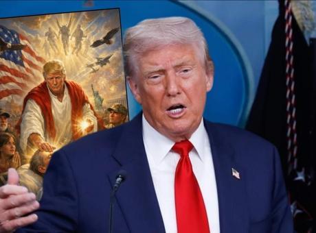 Trump'tan Papa'ya Sert Eleştiriler ve İsa Gibi Görsel Paylaşımı