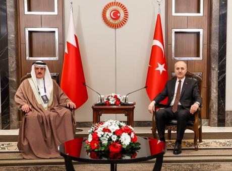 TBMM Başkanı Kurtulmuş, Bahreyn Temsilciler Meclisi Başkanı Al Musalam ile İkili İlişkileri Güçlendirme Görüşmesi Yapıldı