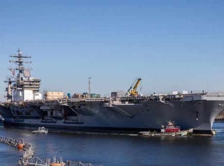 USS Dwight D. Eisenhower Uçak Gemisinde Yangın: Üç Denizci Yaralandı