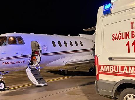 18 Günlük Bebeğin Hayatı İçin Ambulans Uçak Havalandı