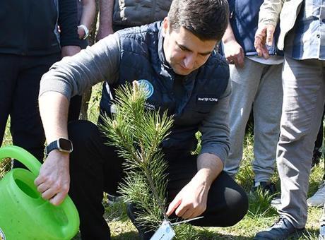 Düzce'de Bahçeli İsimli Hatıra Ormanı Açıldı