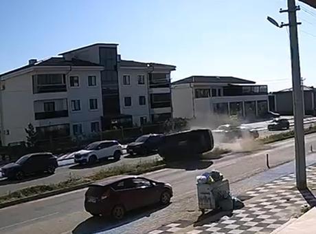 Çorlu'da Korkunç Kaza: 5 Yaralı, İki Çocuk Hastaneye Kaldırıldı