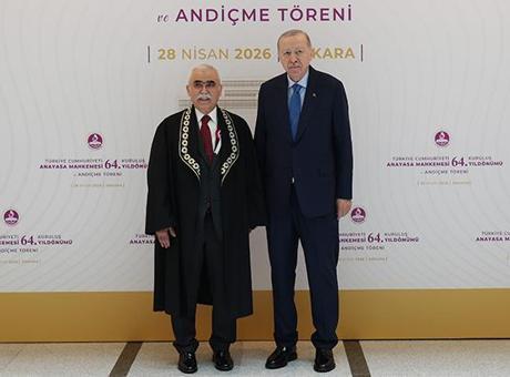 Cumhurbaşkanı Erdoğan, Anayasa Mahkemesi'nin 64. Yıl Dönümünü Kutladı