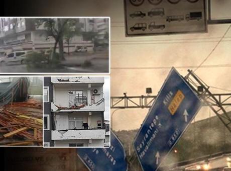 Gaziantep'te Süper Hücre Fırtınası: Yağmur, Dolu ve Hortum İle Hayat Felç Oldu