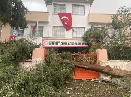 Fırtına Nedeniyle Şanlıurfa ve Gaziantep'te Eğitime Ara Verildi